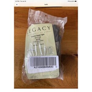 Legacy Set of 3 Cool Max Seriously Opaque Tights Size E (Black, Smoke, Olive)New